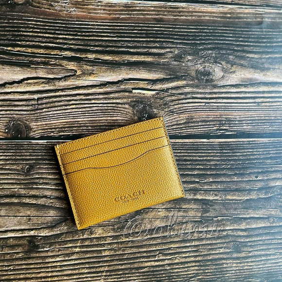 NWT Coach Leather Card Case Wallet Holder - Picture 5 of 6